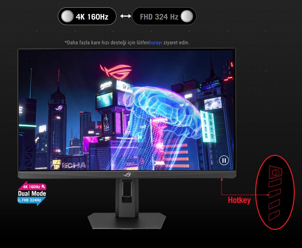 ASUS ROG Strix XG27UCSR Gaming Monitör H4