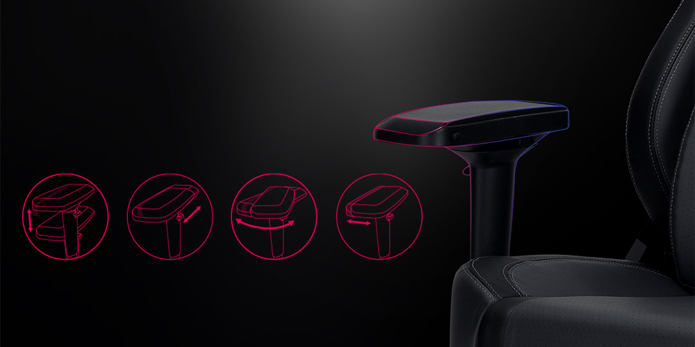 ROG Chariot X (Wide) ASUS ROG Chariot X SL301W Siyah Oyuncu Koltuğu h7