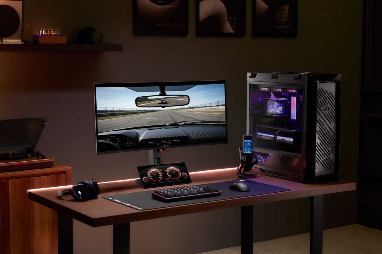 Asus Rog Ailesi Genisliyor 280hz Qd Oled Ultrawide Ve Yenilikci Dokunmatik Ikincil Ekran Duyuruldu