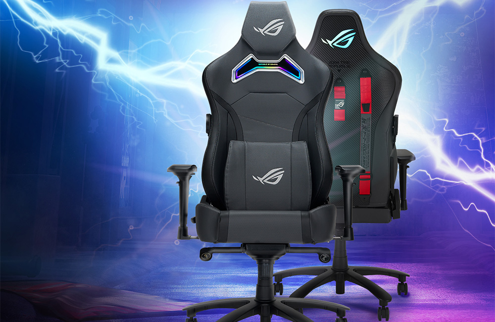 ROG Chariot X (Wide) ASUS ROG Chariot X SL301W Siyah Oyuncu Koltuğu h1