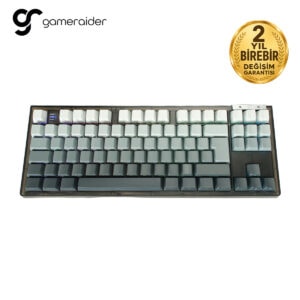 RGB aydınlatmalı gaming mekanik klavye, yüksek performans ve dayanıklılık sunar, oyuncular ve profesyoneller için ideal, ergonomik tasarım ve hassas tuşlar.