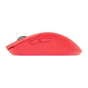 Kırmızı renkli kablosuz mouse, ergonomik tasarım ve hassasiyetle çalışır. Ofis ve oyun kullanımı için ideal, kablosuz bağlantı ve rahat tutuş sağlar.