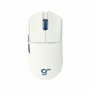 Beyaz renkli, ergonomik tasarımlı kablosuz mouse, bilgisayar ve dizüstü bilgisayar kullanıcıları için ideal, hassas ve hızlı tıklama özellikleriyle.