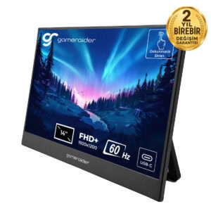 FHD+ 1920x1200 ekran ve 60Hz yenileme hızıyla oyun ve grafik tasarım için ideal monitör. Dokunmatik ekran ve USB-C bağlantısı ile gelişmiş kullanım kolaylığı sağlar.