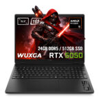 HP Omen 15 gaming dizüstü bilgisayarı, AMD Ryzen 5 işlemci ve RTX 5050 ekran kartı ile yüksek performans sağlar.