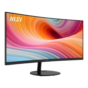 MSI PRO MP341CQ E12 34 inç UWQHD kavisli monitör, 120Hz yenileme hızı ve 1ms tepki süresi ile yüksek performans sağlar. Adaptive Sync teknolojisi ile akıcı görüntü deneyimi sunar.