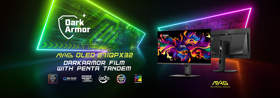 Msidan Oyun Dunyasinda Devrim Dunyanin Ilk 5 Katmanli Qd Oled Monitoru Mag Oled 271qpx32