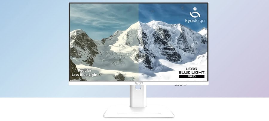 Dağlar ve karla kaplı zirvelerle dolu doğa manzarası, yüksek çözünürlüklü monitör ekranında net ve canlı görünüyor. Bu görüntü, profesyonel ve ev kullanımı için ideal, yüksek kaliteli ekran teknolojis.