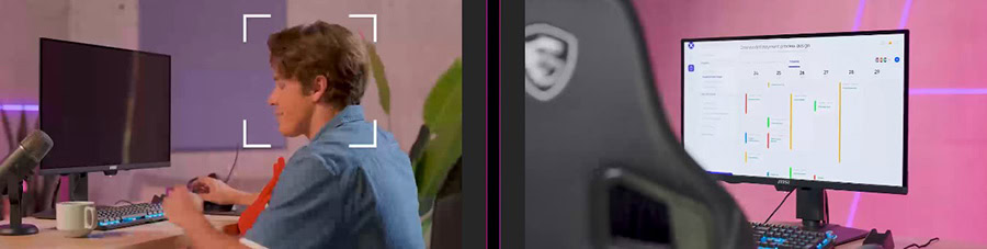 Oyun ve ofis kullanımı için yüksek performanslı bilgisayar, ergonomik çalışma ortamı ve gelişmiş ekran teknolojisi ile donatılmış.