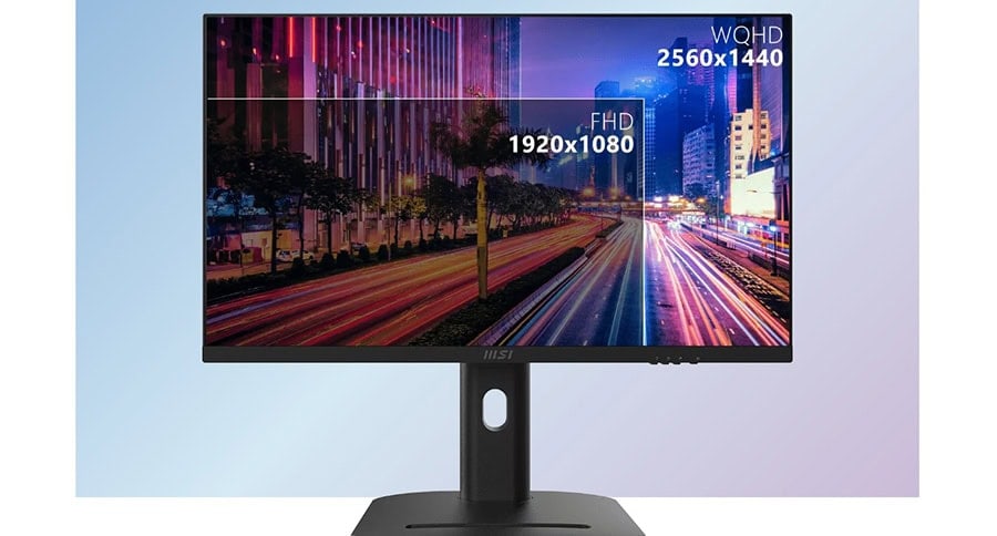 Yüksek çözünürlüklü 2560x1440 WQHD ve 1920x1080 FHD ekran teknolojisi ile net ve canlı görüntüler. Modern tasarımı ve geniş ekran alanı ile profesyonel ve oyun kullanımı için ideal.