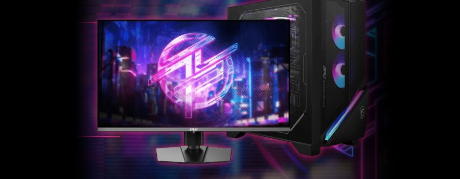 Yüksek çözünürlüklü gaming monitör ve güçlü oyun bilgisayarı, renkli LED aydınlatma ve gelişmiş soğutma sistemleriyle oyun tutkunlarına özel tasarlanmış.