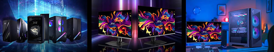 Güçlü ve şık gaming bilgisayarlar, yüksek performans ve görsel efektler ile oyun deneyimini artırır. Modern tasarımlı masaüstü bilgisayarlar ve monitörler, en yeni teknolojilerle donatı.
