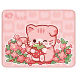 AKKO Cat Theme Pink Angie 36x28 Mouse Pad