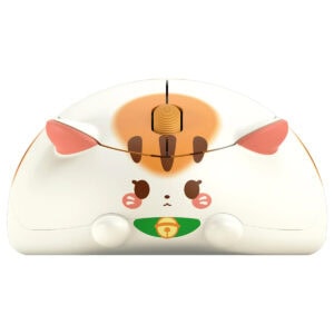 Kedili fare tasarımı, sevimli ve şık kablosuz mouse, bilgisayar aksesuarları, ofis ve ev kullanımı için ideal. Renkli ve ergonomik tasarımıyla dikkat çeker.