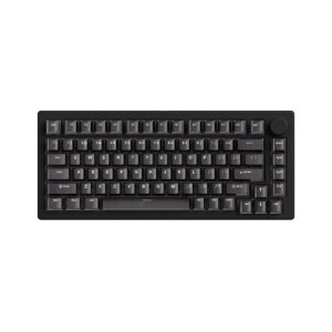 Siyah renkli kablosuz bilgisayar klavyesi, kompakt tasarımıyla ofis ve ev kullanımı için ideal. Rahat yazma deneyimi sağlayan ergonomik yapısı ve dayanıklı tuşlarıyla yüksek performans su.