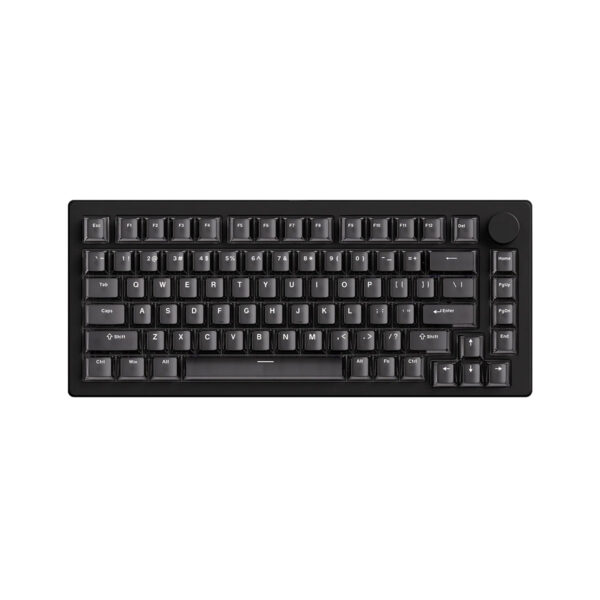 Siyah renkli kablosuz bilgisayar klavyesi, kompakt tasarımıyla ofis ve ev kullanımı için ideal. Rahat yazma deneyimi sağlayan ergonomik yapısı ve dayanıklı tuşlarıyla yüksek performans su.
