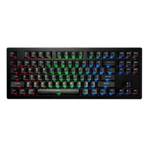 RGB aydınlatmalı oyun ve ofis kullanımı için klavye, çok renkli arka aydınlatma, ergonomik tasarım, yüksek performanslı mekanik tuşlar, bilgisayar aksesuarları.