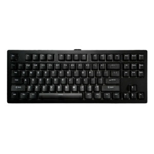 Siyah bilgisayar klavyesi, ergonomik ve dayanıklı tasarımıyla ofis ve ev kullanımı için ideal. Yüksek performanslı ve rahat yazma deneyimi sağlar.
