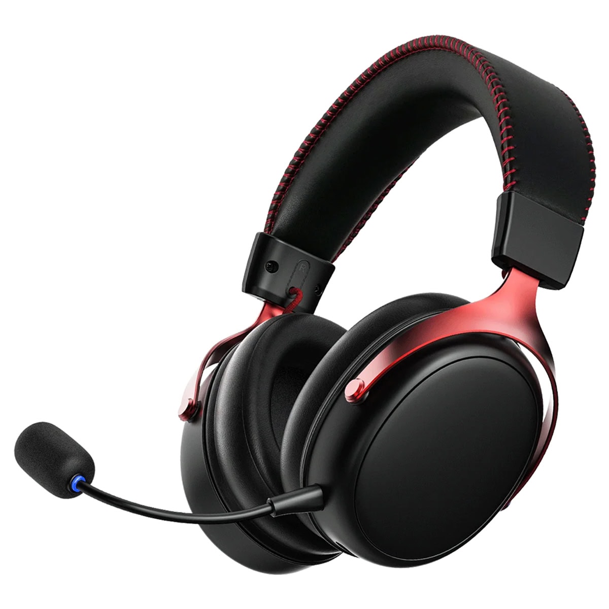Oyun ve iletişim için kablosuz mikrofonlu kulaklık, konforlu tasarım ve üstün ses kalitesi ile dikkat çekiyor. Uzun süreli kullanımlar için ideal, modern ve şık görünüm.