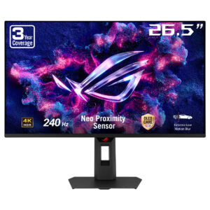 Yüksek çözünürlüklü 26.5 inç oyun monitörü, 240 Hz yenileme hızı ve Neo Proximity Sensör teknolojisi ile üstün görsel deneyim sağlar. OLED CARE PRO ve 4K HDR özellikleriyle canlı ve net görüntüler sun.