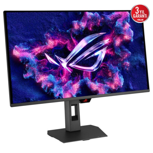 ASUS ROG oyun monitörü, canlı renkler ve yüksek çözünürlük ile üstün oyun deneyimi sunar. Gelişmiş tasarımı ve 3 yıl garanti ile güvenilir ve kaliteli bir ekran çözümüdür.
