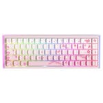DAREU COOL68 Cherry Blossom %65 Ice Blade Manyetik Switch 8K Hz Hall Effect Hotswap RGB İngilizce Gaming Klavye