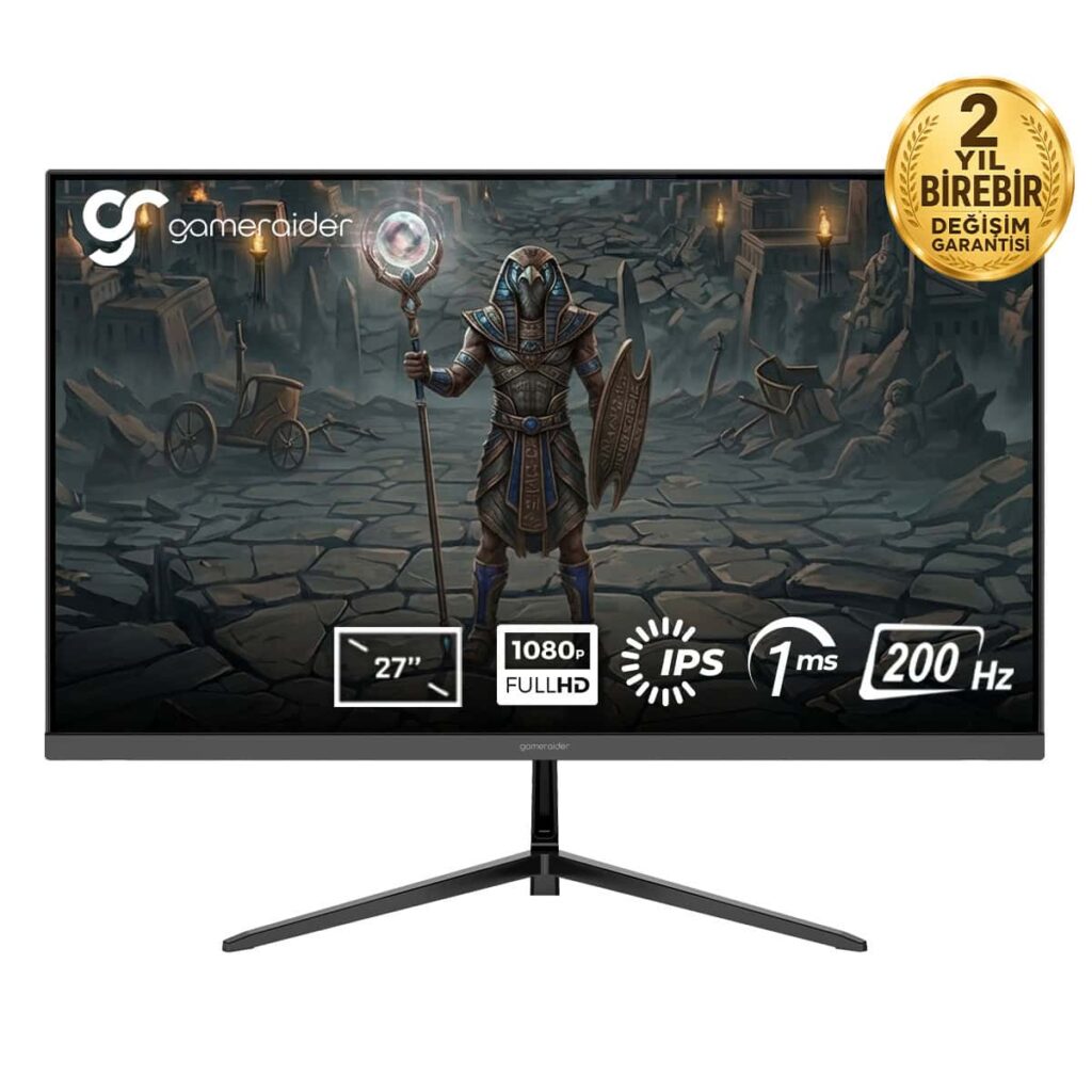 Gameraider Atum Gr27f20i 27 Inc 200hz 1ms Full Hd Adaptive Sync Ips Gaming Monitor 2 Yil Birebir Degisim Garantili Y1
