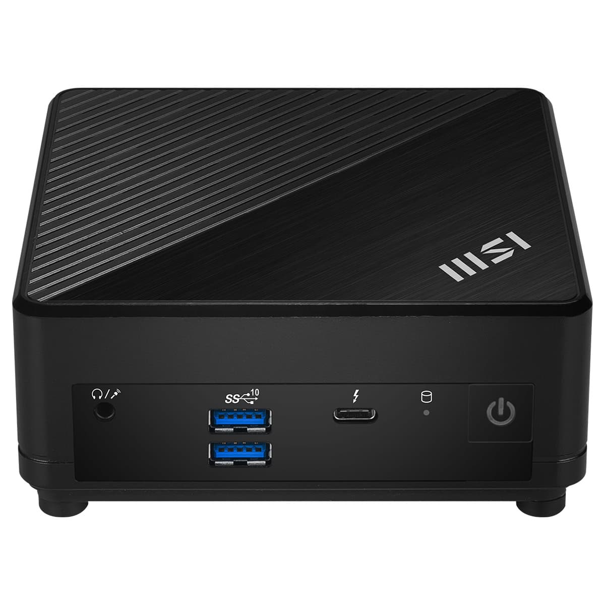 Yüksek performanslı mini bilgisayar, USB-C ve USB 3.0 portlarıyla hızlı bağlantı sağlar, kompakt tasarımıyla ofis ve ev kullanımı için ideal.