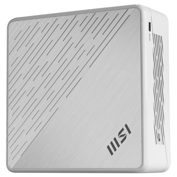 MSI markalı, kompakt ve şık tasarımlı mini PC, yüksek performans ve dayanıklılık sunar, ofis ve ev kullanımı için ideal.