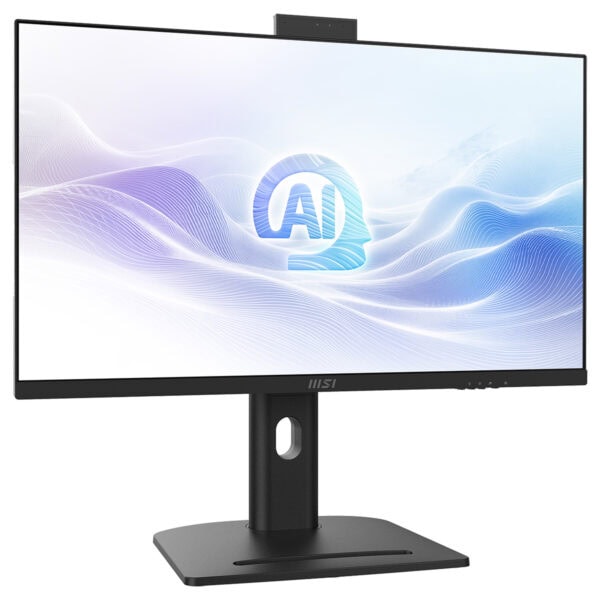 Yapay zeka simgeli yüksek çözünürlüklü bilgisayar monitörü, profesyonel ve ofis kullanımı için ideal, geniş ekran ve ergonomik tasarım ile üstün görüntü kalitesi sağlar.
