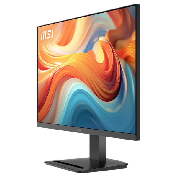 MSI markalı yüksek çözünürlüklü bilgisayar monitörü, canlı renkler ve geniş ekran deneyimi sunar. Ofis ve oyun kullanımı için ideal, şık tasarımıyla dikkat çeker.