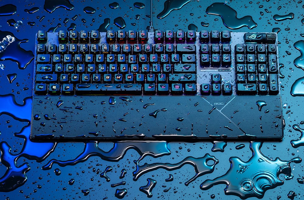 ASUS ROG Strix Scope II RX Red Switch RGB Kablolu İngilizce Mekanik Gaming Klavye h4