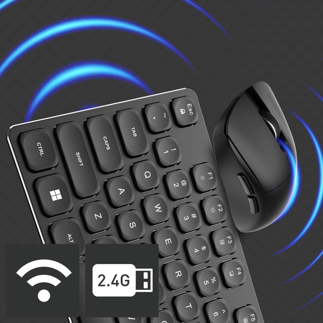 MSI K210 WIRELESS COMBO Kablosuz Türkçe Klavye Mouse Seti h5