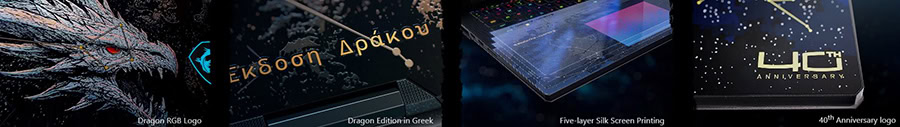 MSI TITAN 18 HX Dragon Edition gaming laptop, 18 inç 4K UHD+ ekran, 240Hz yenileme hızı, MiniLED ekran, güçlü donanım özellikleriyle yüksek performans.