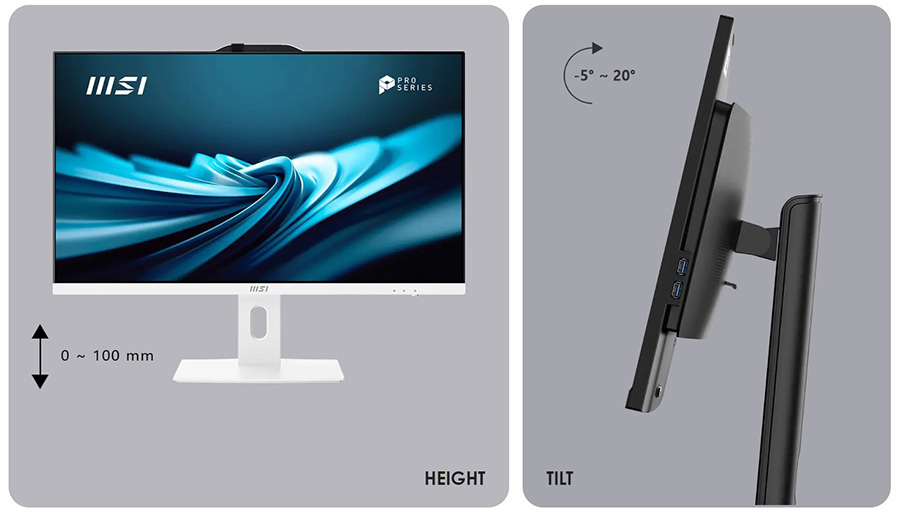 MSI PRO AP272P 14M-865XEU Intel Core i7-14700 16GB DDR5 1TB SSD 27 inç Full HD FreeDos All In One Bilgisayar h10