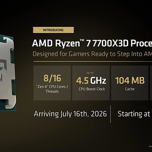 Amd Ryzen 7700x3d 2 2048x1152