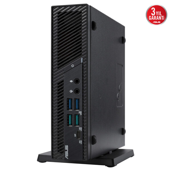 ASUS PB64-B50060MH mini bilgisayar, çoklu bağlantı portları ve şık tasarımıyla ofis ve ev kullanımı için ideal.