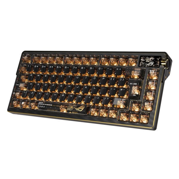 ASUS ROG Azoth Extreme Edition 20. Yıl NX Mekanik Switch RGB Kablosuz Türkçe Gaming Klavye, şık ve yüksek performanslı oyun klavyesi.