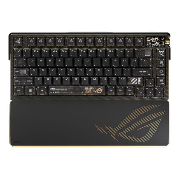 ASUS ROG Azoth Extreme Edition 20. Yıl NX Mekanik Switch 8K Hz Hotswap RGB Kablosuz Türkçe Gaming Klavye, yüksek performanslı ve şık tasarıma sahip.
