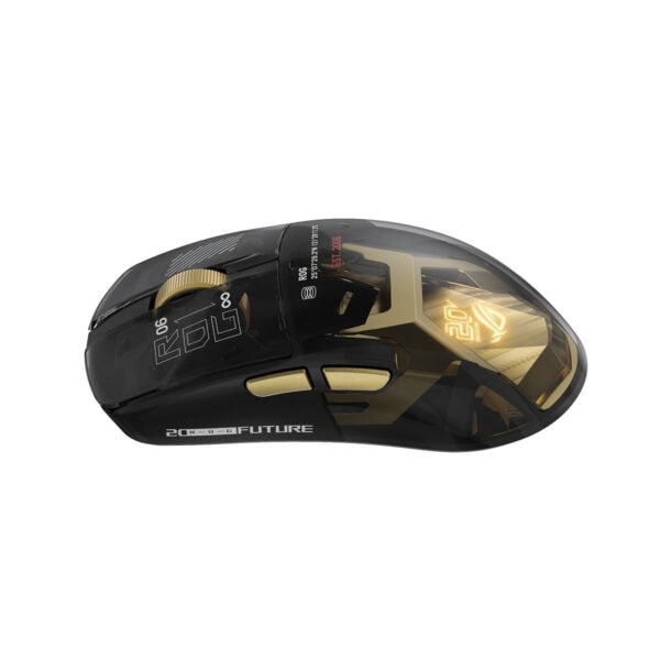 ASUS ROG Harpe II Extreme Edition 20. Yıl 8K Hz Kablosuz Gaming Mouse, şık tasarım ve yüksek performanslı gaming mouse.