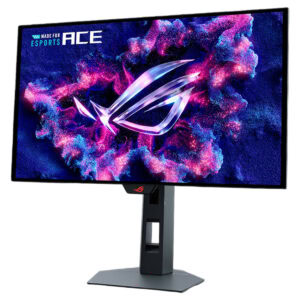 ASUS ROG Strix OLED XG259QWPG 24.5 inç oyun monitörü, 540Hz yenileme hızı, 0.02ms tepki süresi, Full HD çözünürlük ve Adaptive Sync teknolojisi ile yüksek performans sağlar.