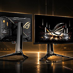ROG Swift PG32UQX yüksek çözünürlüklü oyun monitörü, gelişmiş görüntü kalitesi ve yüksek yenileme hızı ile oyun deneyimini artırır.