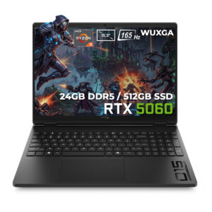 Hp Hyperx Omen 15 Gb0003nt Amd Ryzen 5 240 Geforce Rtx 5060 8gb Gddr7 24gb Ddr5 512gb Ssd 15 3 Inc Wuxga 165hz 6 5ms Ips W11 Home Gaming Laptop D2qv8ea Fc1