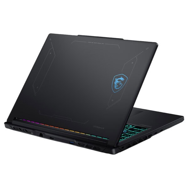 MSI CROSSHAIR 16 HX oyun dizüstü bilgisayarı, şık tasarımı ve yüksek performansıyla öne çıkıyor.