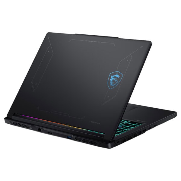 MSI CROSSHAIR A16 HX oyun dizüstü bilgisayarı, şık tasarımı ve gelişmiş özellikleriyle öne çıkıyor.