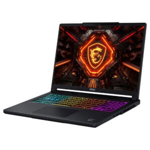 MSI CROSSHAIR A16 HX oyun dizüstü bilgisayarı, 16 inç 2K QHD+ ekran ve RGB aydınlatmalı klavye ile yüksek performanslı oyun deneyimi sunar.