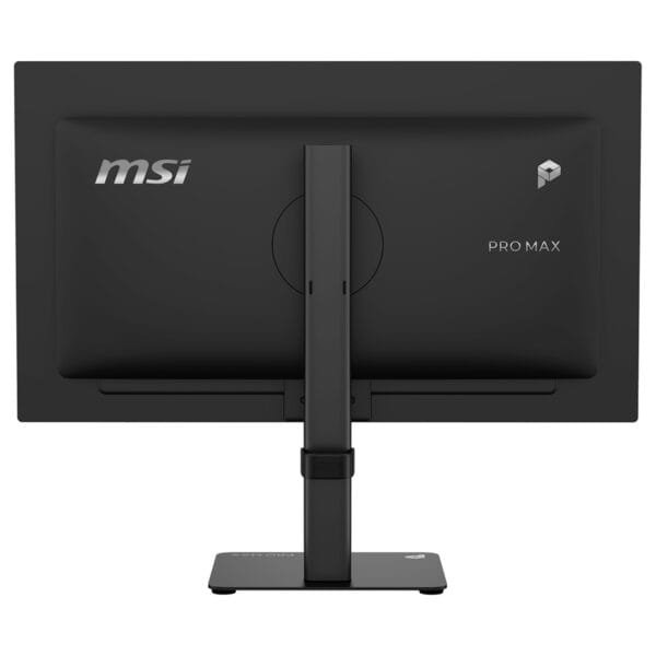 MSI PRO MAX 271UPX12G 26.5 inç 120Hz 4K UHD QD-OLED Pivot Monitör, şık ve modern tasarım, yüksek çözünürlük ve hızlı yenileme hızı ile profesyonel kullanım için ideal.