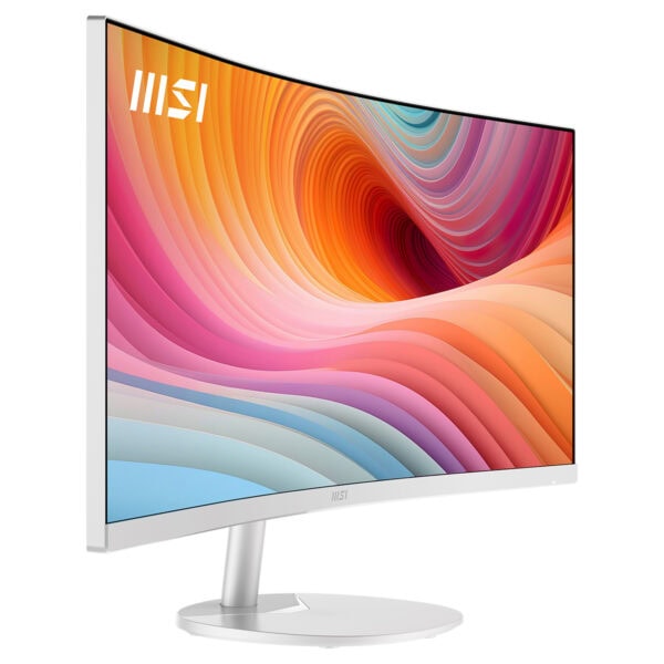 MSI PRO MP341CQW E12 34 inç kavisli monitör, 120Hz yenileme hızı ve UWQHD çözünürlük ile yüksek performanslı ekran deneyimi.