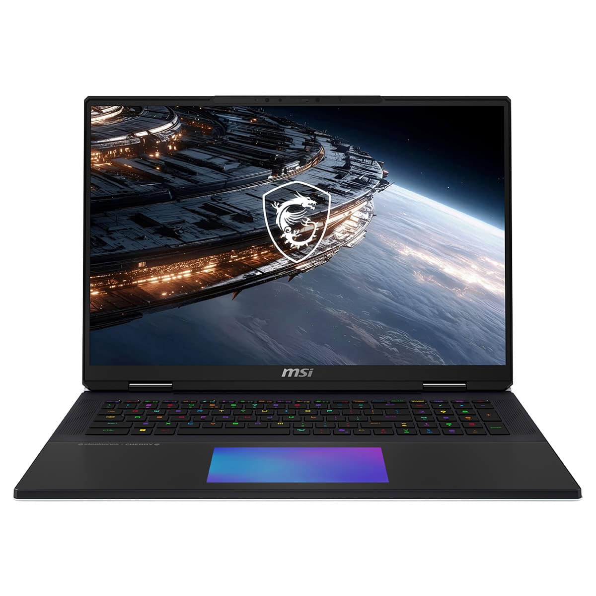 MSI TITAN 18 HX oyun dizüstü bilgisayarı, 18 inç 4K UHD ekran ve GeForce RTX 5090 grafik kartı ile yüksek performans sağlar.