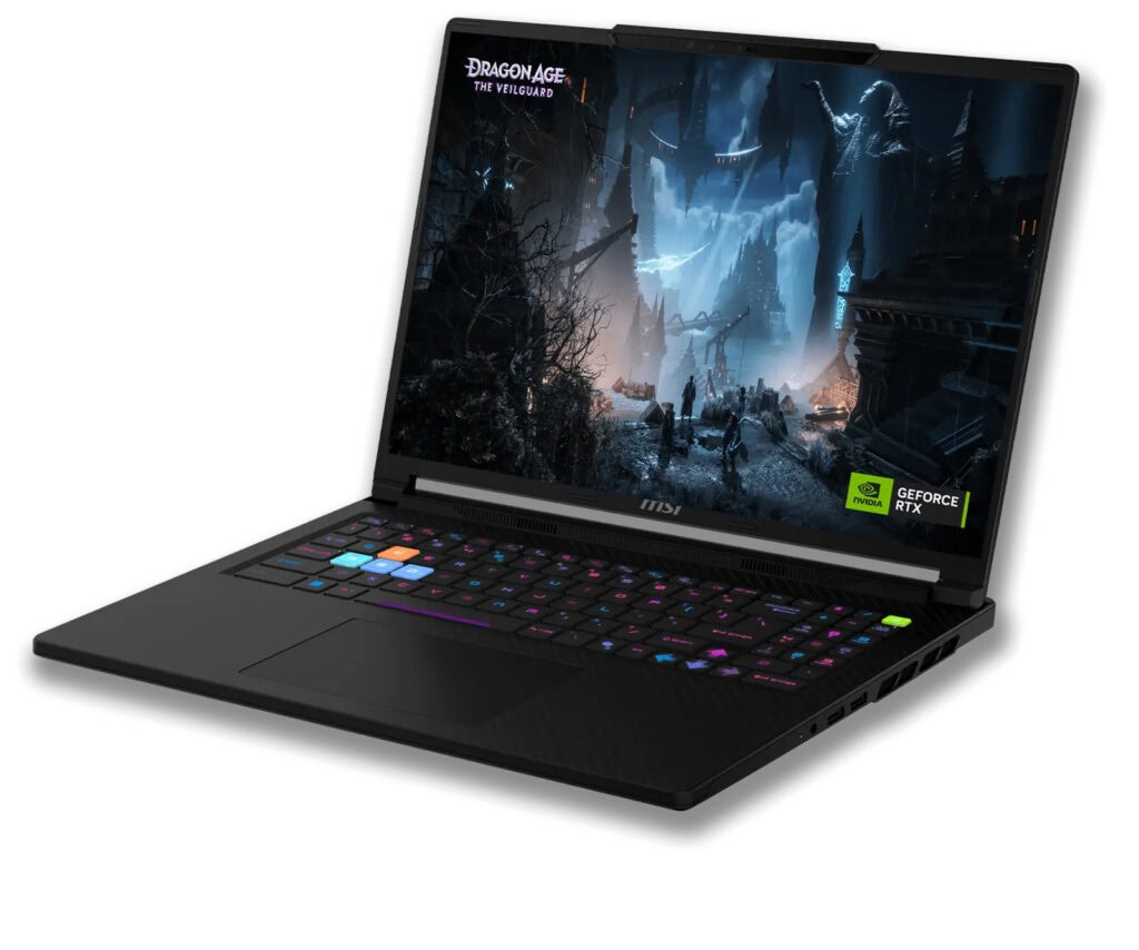 MSI Raider 16 HX oyun dizüstü bilgisayarı, yüksek performanslı RTX 5090 ekran kartı ve Intel Core Ultra 9 işlemci ile güçlü oyun deneyimi sunuyor.